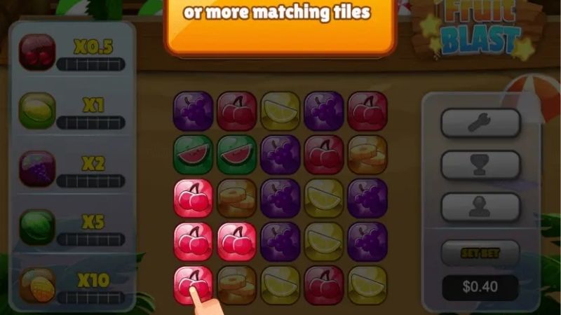 Đắm Mình Trong Niềm Vui Thắng Lớn Fruit Blast Tại Sunwin