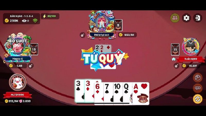 Chặt heo trong Tiến Lên Miền Nam